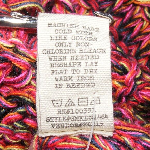 BKE Sweater, S, Open knit, Cold Shoulder, Multicolor, Distressed, Layer up - Picture 13 of 14